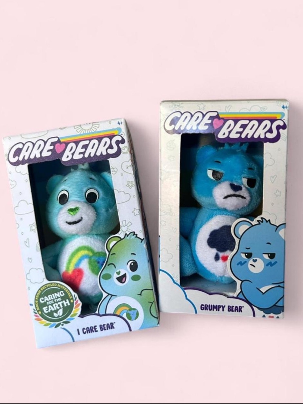 Care Bears Blue Plush Pair - I Care Bear & Grumpy Bear